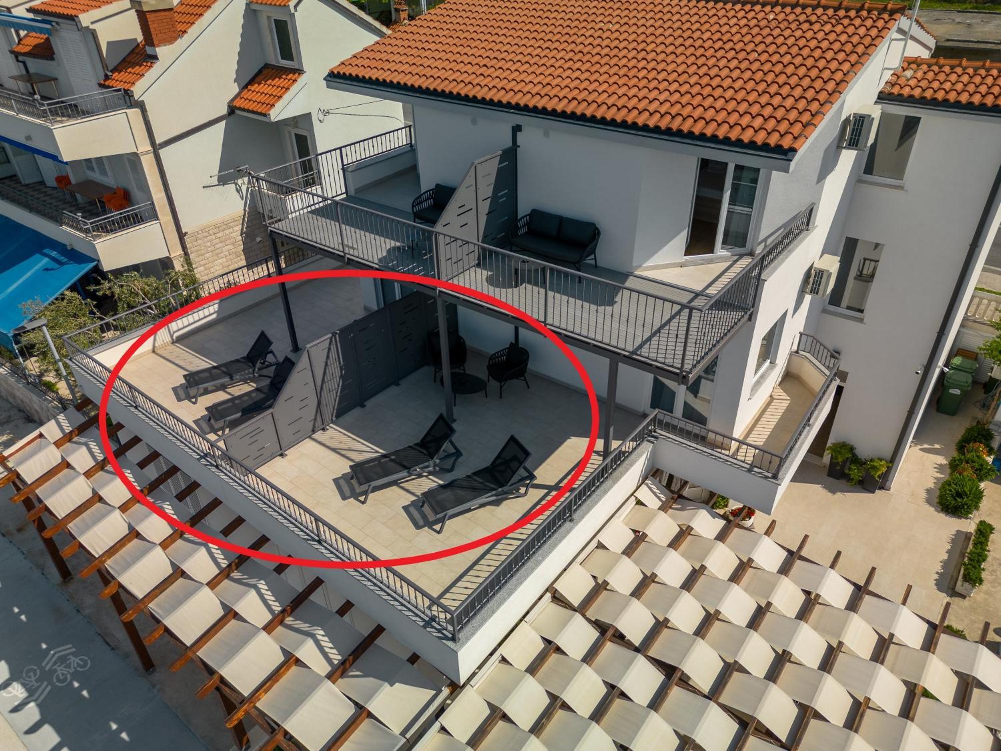 Rooms Vedrana (Adults Only) Podstrana Rom bilde